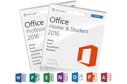Microsoft Office 2016 - Home & Student or Professional for Windows