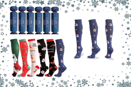 Christmas Cracker Socks - 3 or 6 Pack!