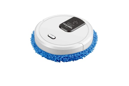 Robot Sweeper & Steam Mop - Suitable for Wood, Tiles & More!