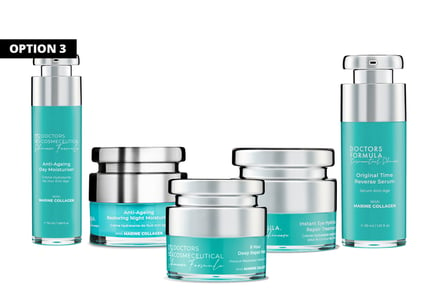 FIVE-PIECE COMPLETE SET: Marine collagen 'anti-ageing' set