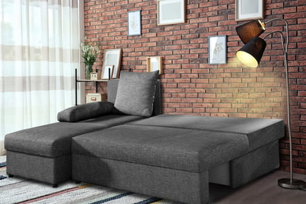 GreyToledo Corner Sofa Bed!