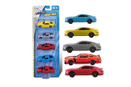 Metal 5 Diecast Cars