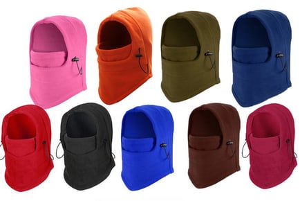 Thermal Fleece Hood Hat - 9 Colours!