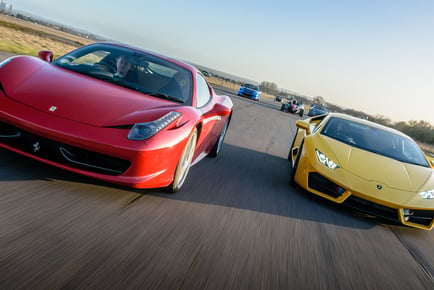 3, 6 or 9-Lap Supercar Driving Experience - 7 Cars & 23 Locations!