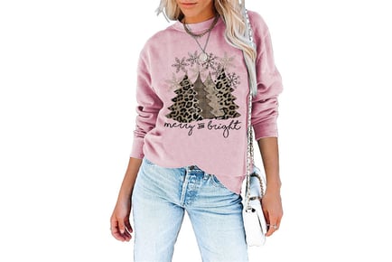 Women's Merry & Bright Christmas Jumper - 6 Colours!