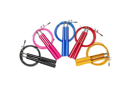 Aluminium Exercise Skipping Rope - 7 Colours