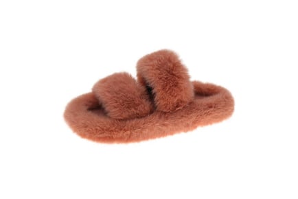 Women's Furry Sliders - 5 Colours