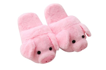 Piggy Plush Slippers