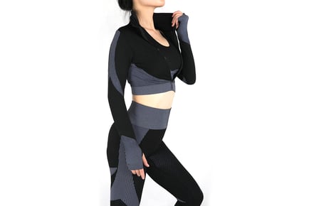 Seamless Sports Co-ord Set - 3 Sizes & 6 Colours!