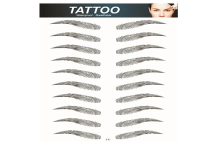 4D Eyebrow Tattoo 10Pck - 10 Styles!