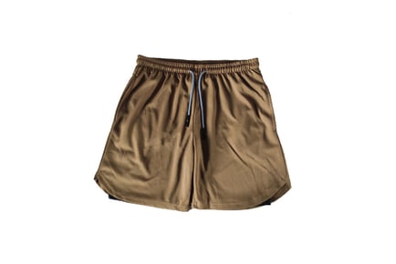 Men's Running Shorts with Pocket - Khaki