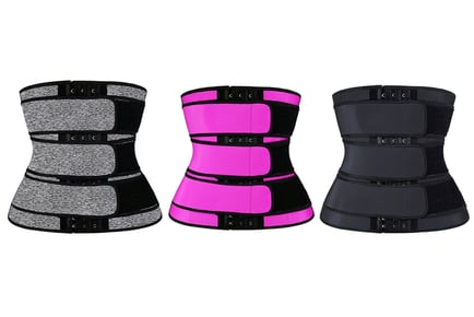 Slimming Body Shaping Waist Belt - 6 UK Sizes & 3 Colours