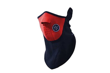 Thermal Neoprene Face & Neck Mask - Red