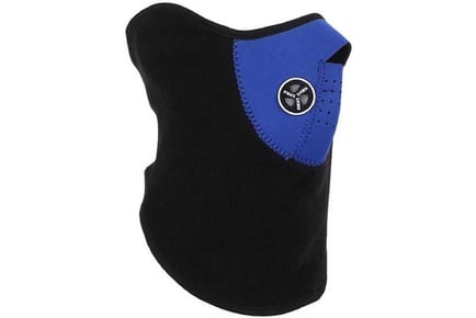 Thermal Neoprene Face AndNeck Mask, Blue