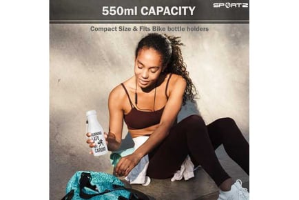 Aquarius Sports Water Bottle,550ml White