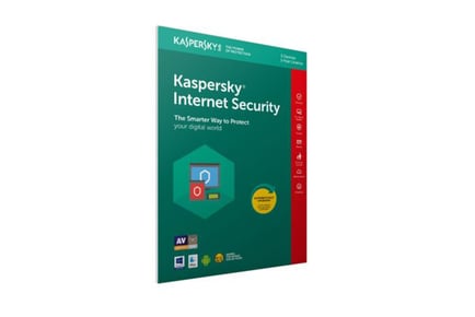 Kaspersky Internet Security 2024 Protection Software - 1 or 3 Devices!