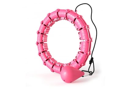 Adjustable Weighted Fitness Hoop - Pink or Purple & Multiple Sizes!