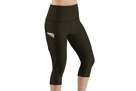 Women's Three-Quarter Length Activewear Leggings - 5 Colours