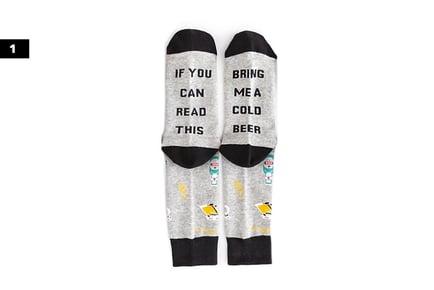 'If You Can Read This' Men's Novelty Socks - 1, 2 or 5 Pairs