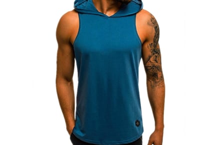 Sleeveless Workout Hoodie - 5 Sizes & 7 Colours!
