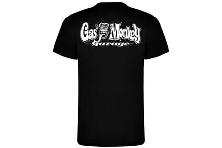 GMG White Side Monkey V-Neck T-Shirt