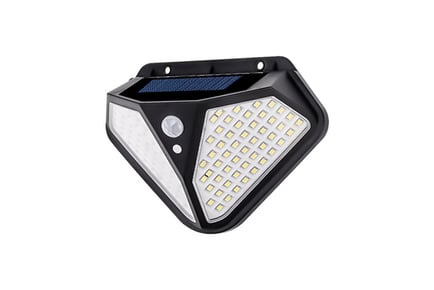 LED Solar Two-Sided Wall Motion Light - 1 or 2