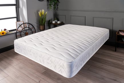 Quilted Memory Foam Sprung Mattress - 6 Sizes