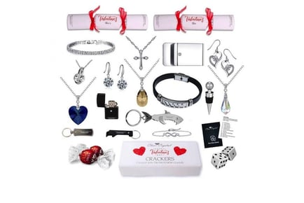 Valentine's Day Couples Crackers Set - 3 Options