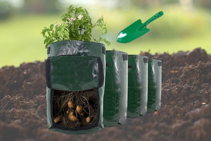 10 Gallon Vegetable Grow Bag w/ Window Flap - 2 Pack