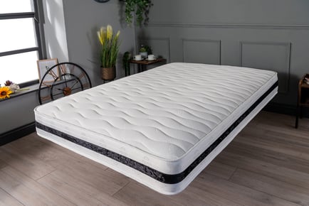 Open Sprung Quilted Memory Foam Mattress - 15cm Depth