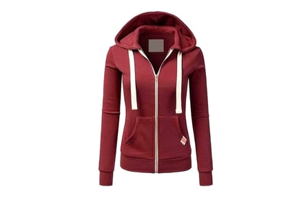 Women's Fitted Hoodie - UK Sizes 10-16 & 5 Colours!
