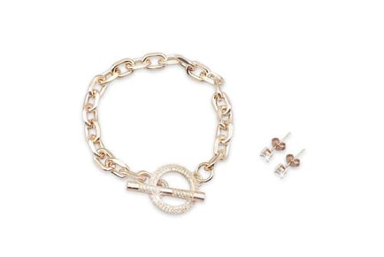 Jora Jewelry Set - Rose-Gold