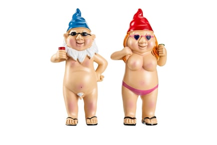 Naughty Naked Garden Gnome - 3 Options!