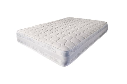 Bubble Quilted Open Sprung Memory Foam Mattress - 15cm Depth