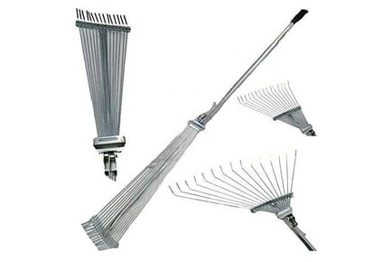 Expanding 15 Teeth Lawn Rake