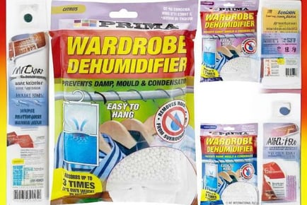 4 SCENTED PORTABLE HANGING DEHUMIDIFIER