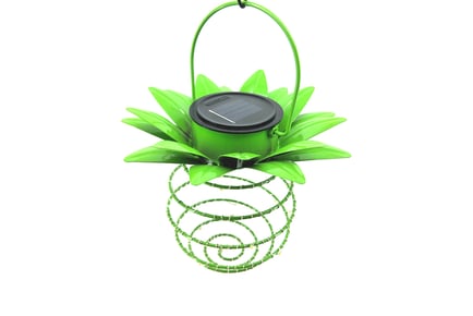 Hanging Pineapple Solar Lights - 1 or 2pcs!