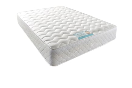 Memory foam quilted sprung mattress, 6FT Super King