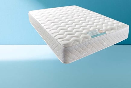 Memory foam quilted sprung mattress, 6FT Super King