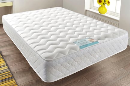 Memory foam quilted sprung mattress, 6FT Super King