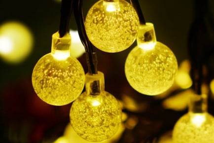 Bubble Ball Solar String Lights - 5m, 6.5m or 7.5m