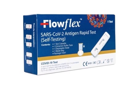 Flowflex CE Certified Rapid COVID-19 Lateral Flow Test Kit - Up to 5 Kits