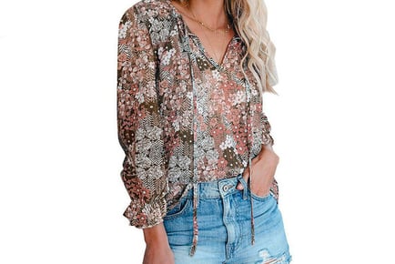 Women's Floral Shirt - 7 Colours!