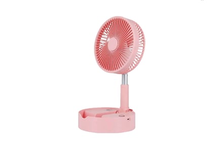 Portable Mini Desk Fan - White or Pink!