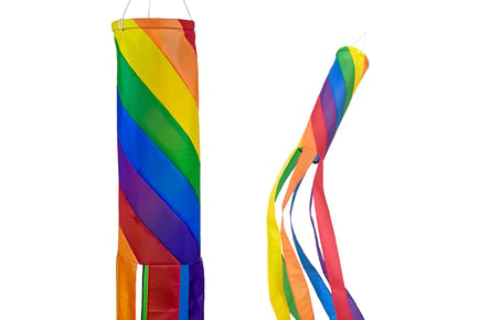 Rainbow Windsock Flag - 3 Options