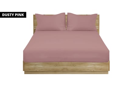 Polycotton Extra Deep Fitted Sheet & Optional Pillowcase