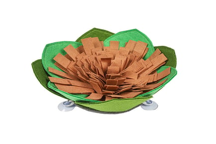 Pets Snuffle Mat with Suction Pads - Brown or Red!