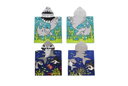 Child's Hooded Towel Bathrobe - 6 Designs!