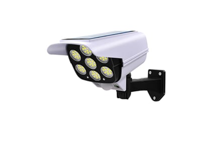 2-in-1 High Powered Motion Sensor Solar Light & Security Camera