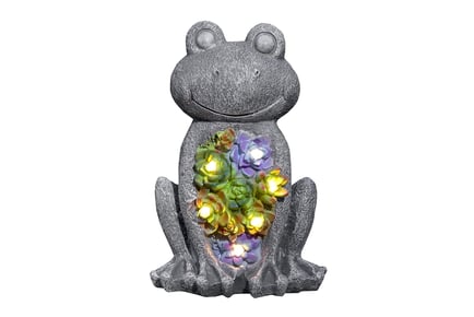 Frog Solar Garden Ornament